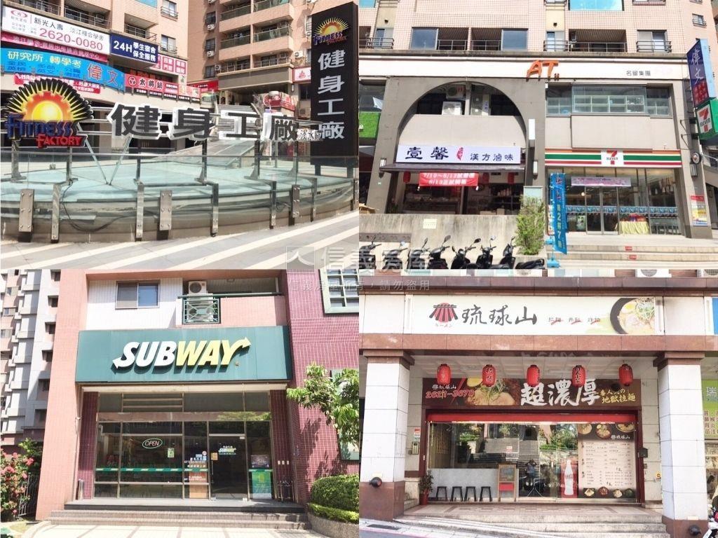 淡大旁自住收租雙效套房房屋室內格局與周邊環境
