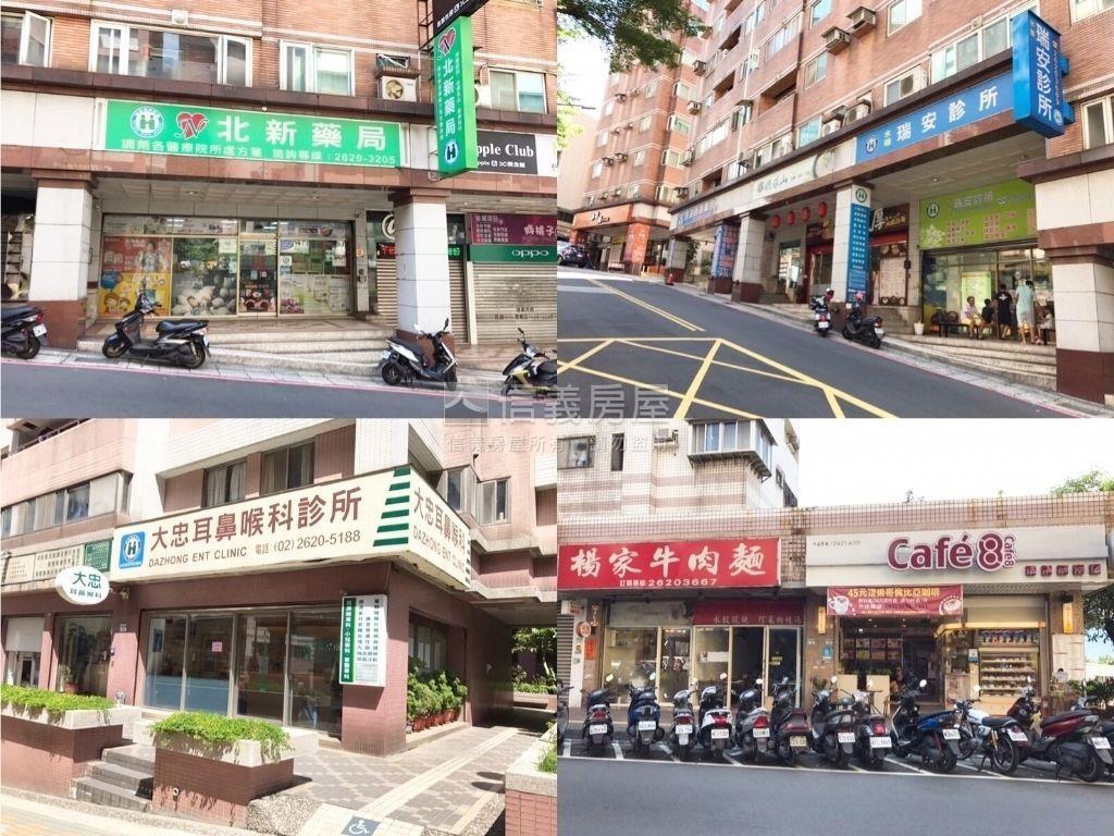 淡大旁自住收租雙效套房房屋室內格局與周邊環境