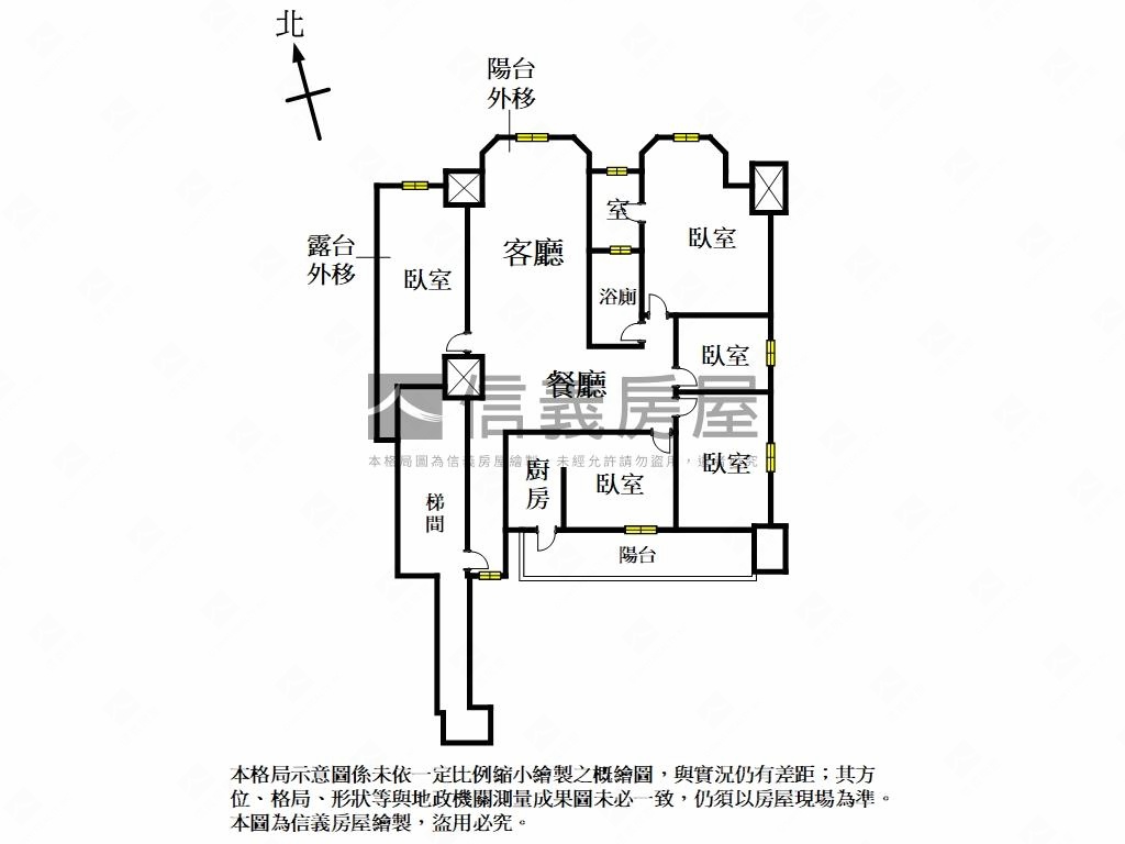 文化勳章三面採光附車位房屋室內格局與周邊環境