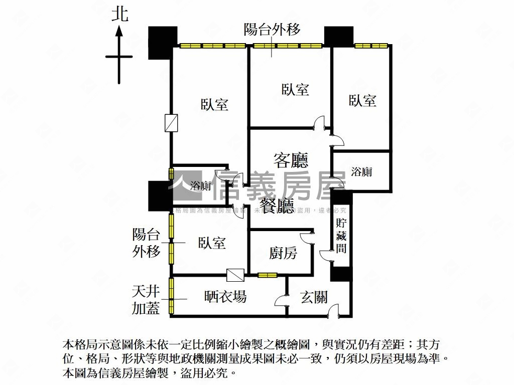 府中捷運遠眺河景電梯四房房屋室內格局與周邊環境