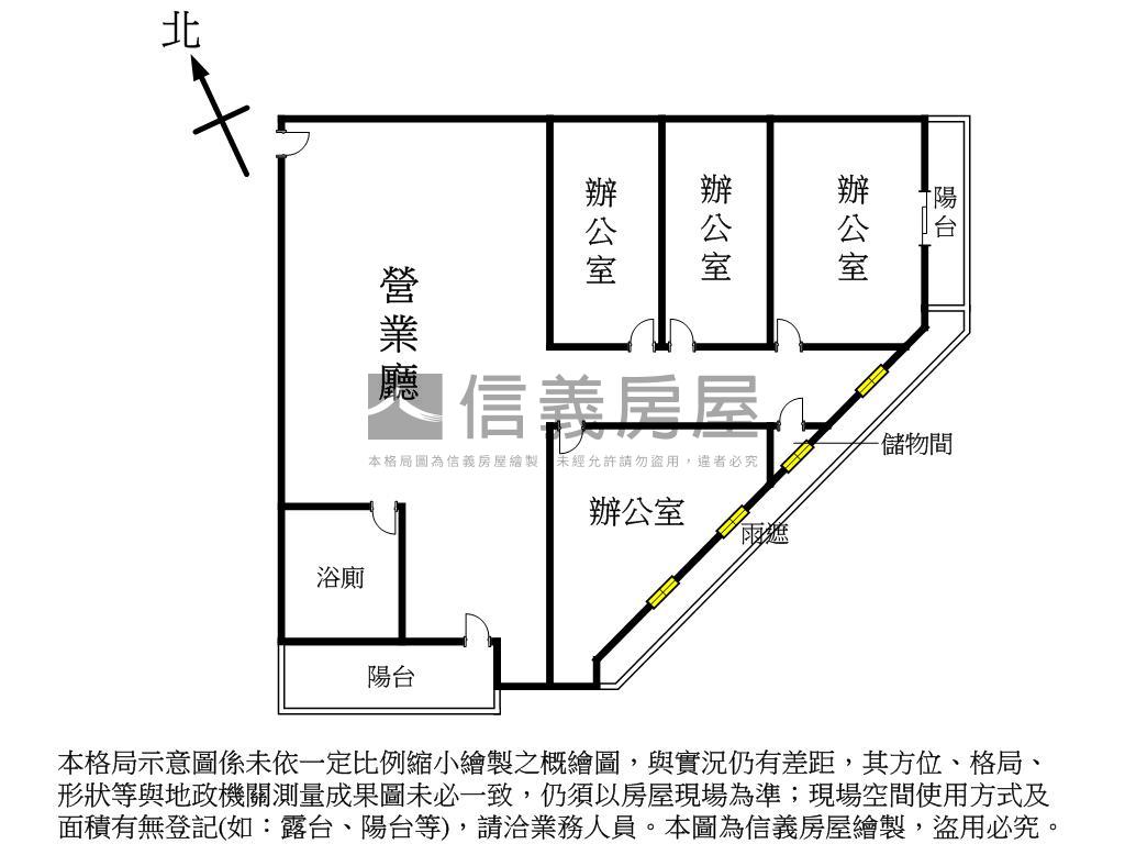 順天中來稀有商辦附平車房屋室內格局與周邊環境