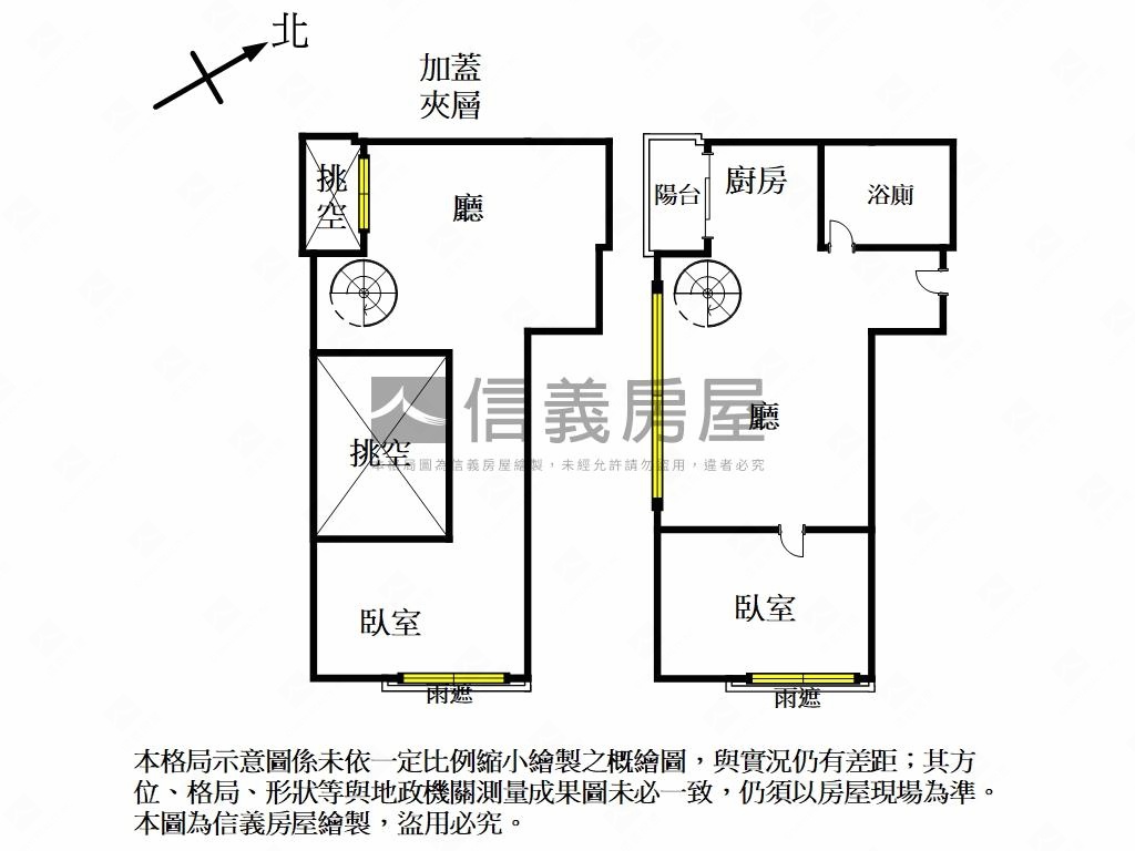 【信義星座】邊間兩面採光房屋室內格局與周邊環境