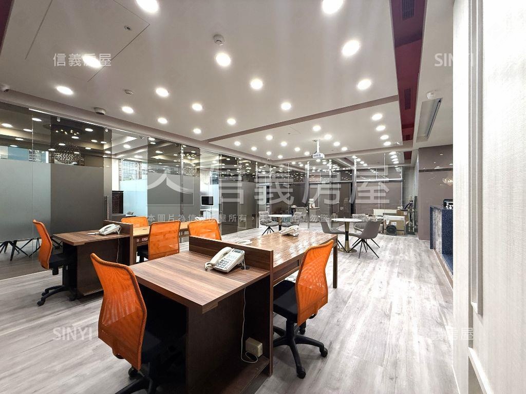 大都會新裝潢辦公室有吧台房屋室內格局與周邊環境