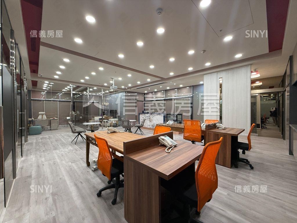 大都會新裝潢辦公室有吧台房屋室內格局與周邊環境