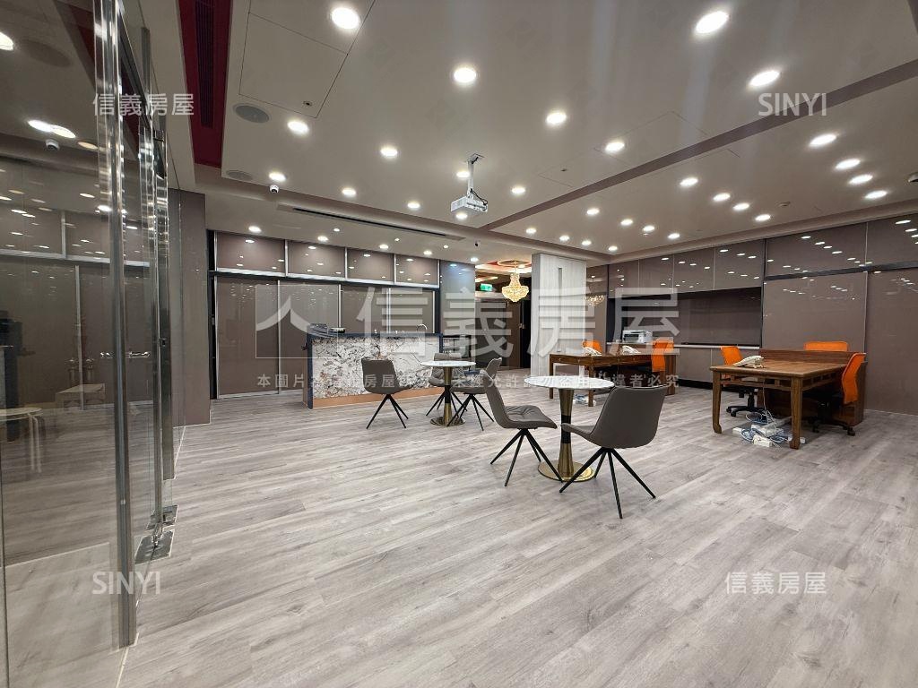 大都會新裝潢辦公室有吧台房屋室內格局與周邊環境