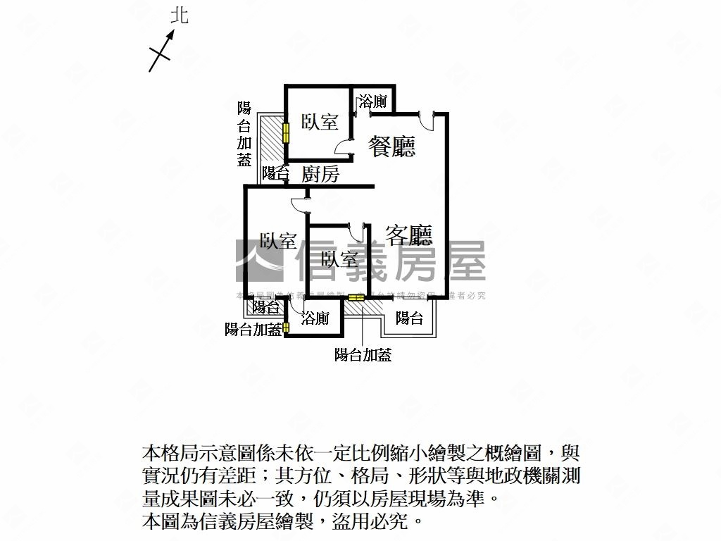 天慕ＩＩ全新輕裝三房房屋室內格局與周邊環境