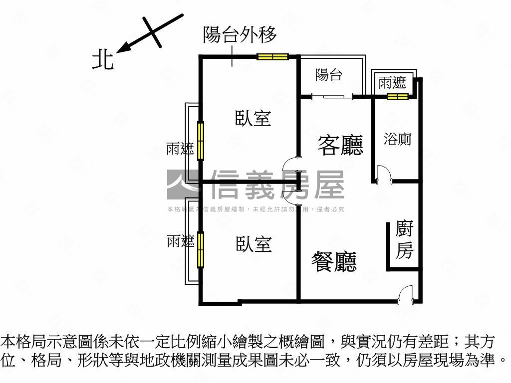 大西門台北雙子星首選兩房房屋室內格局與周邊環境