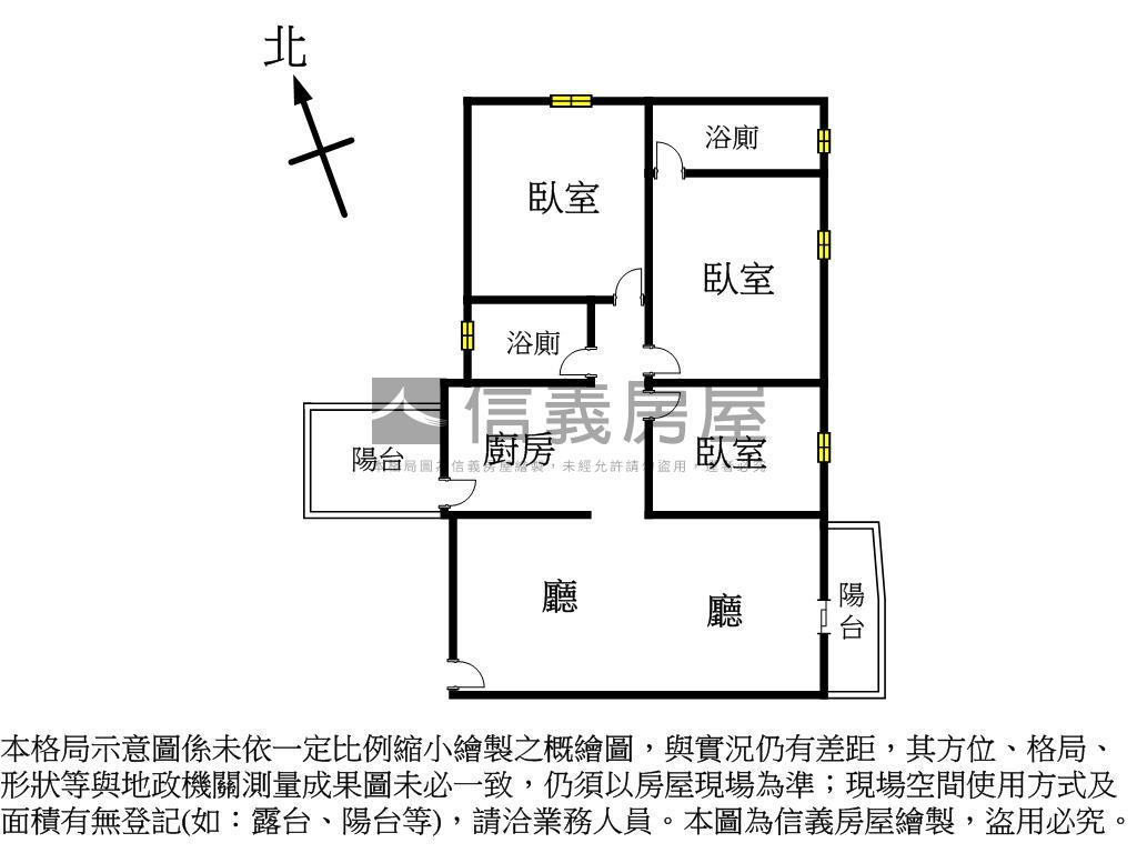近橋科大三房平車房屋室內格局與周邊環境