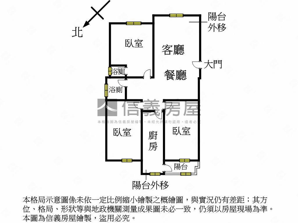捷運河畔裝潢３房車位房屋室內格局與周邊環境