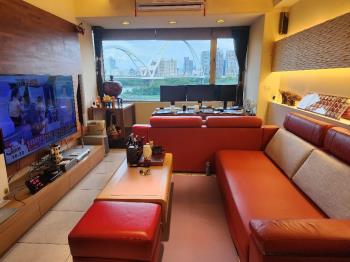 捷運河畔裝潢３房車位