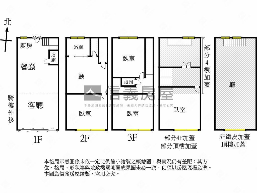 德民正路臨路透天房屋室內格局與周邊環境