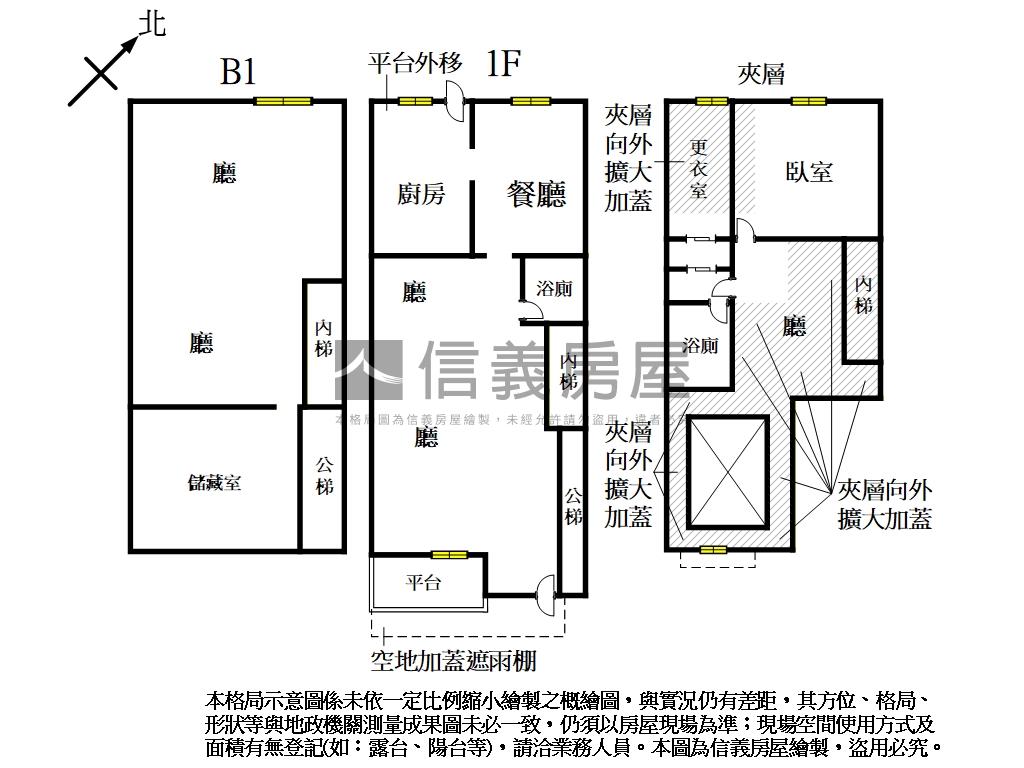 敦煌樓中樓大空間房屋室內格局與周邊環境