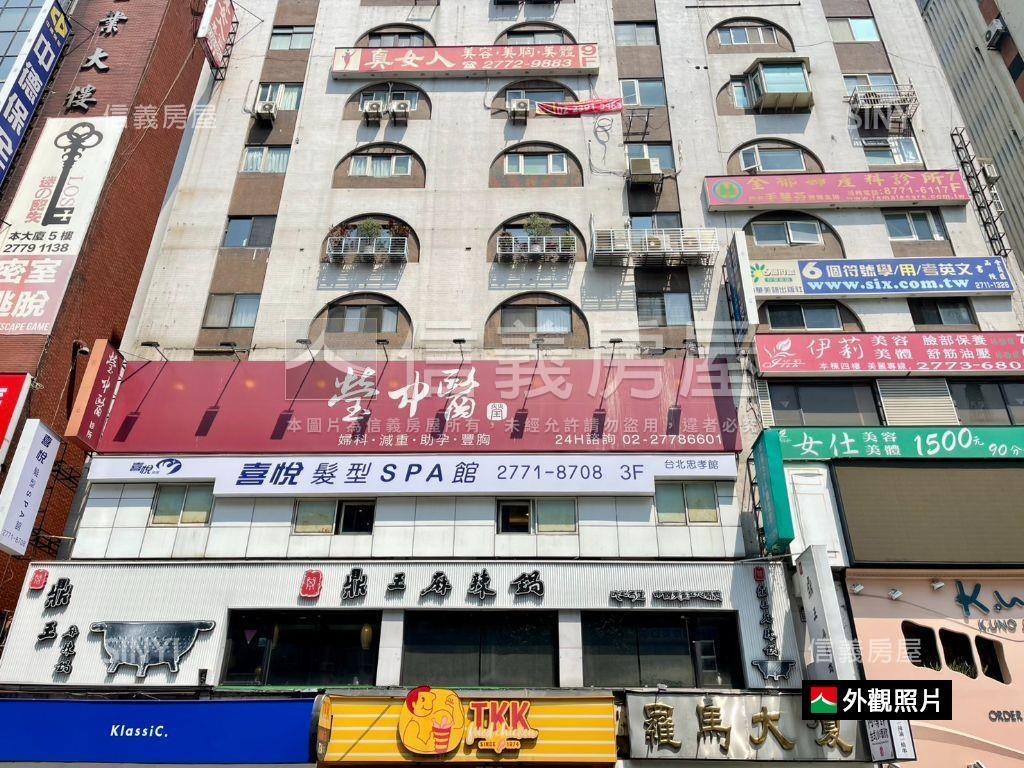 板南線羅馬大廈大面寬店辦房屋室內格局與周邊環境