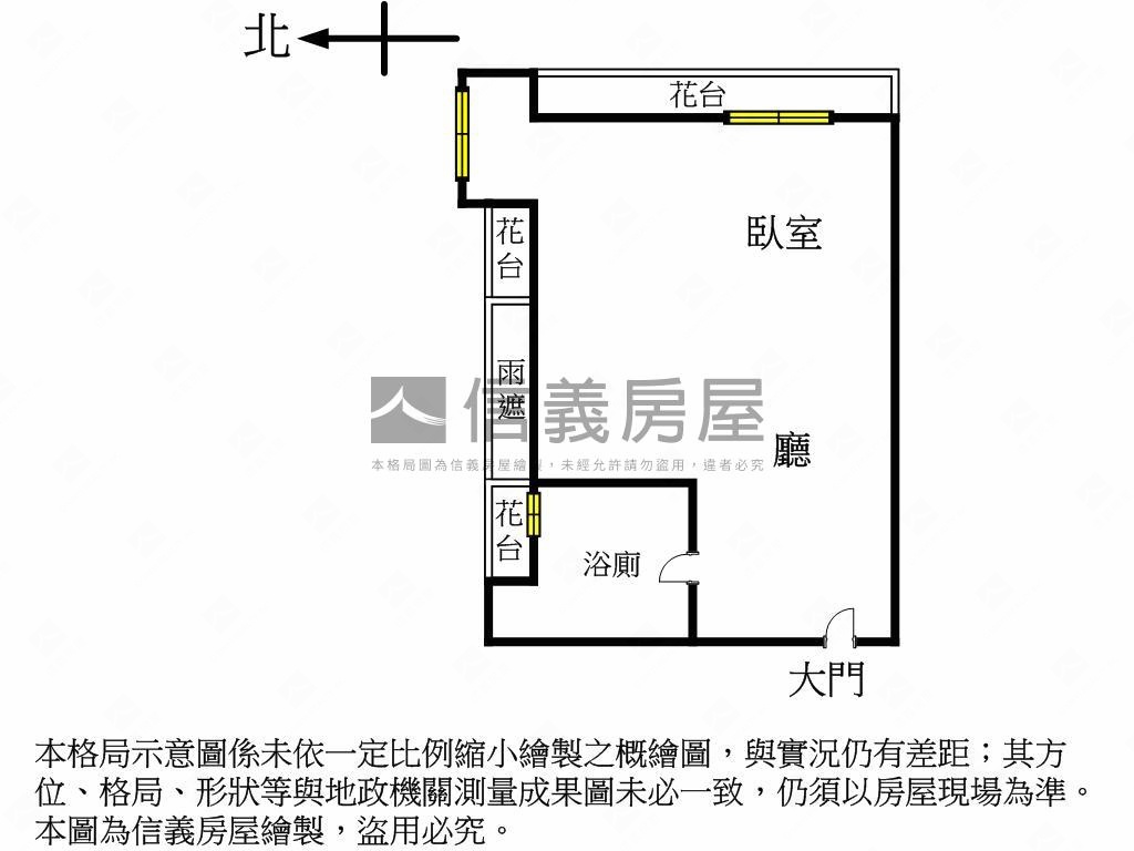 海景天下獨立套房近淡江房屋室內格局與周邊環境