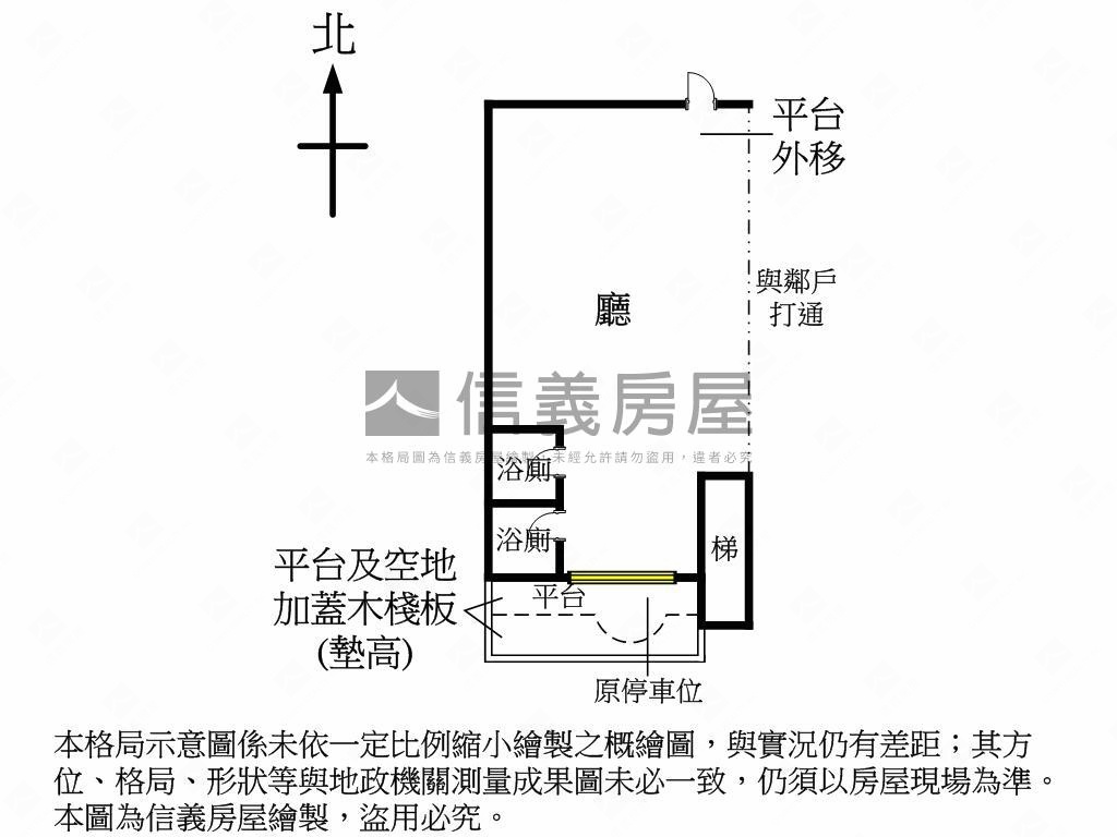 龍江一樓連鎖企業承租中房屋室內格局與周邊環境