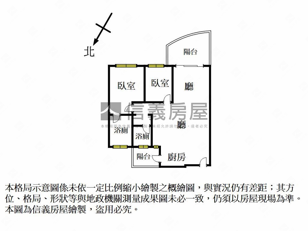 臨新台１７輕屋齡兩衛平車房屋室內格局與周邊環境