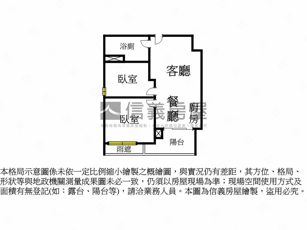 換約倒數！上上寀明廳兩房房屋室內格局與周邊環境