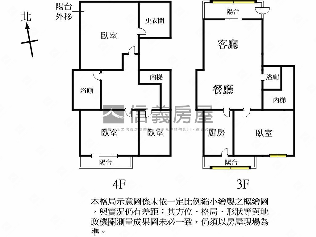 公園大墅樓中樓房屋室內格局與周邊環境