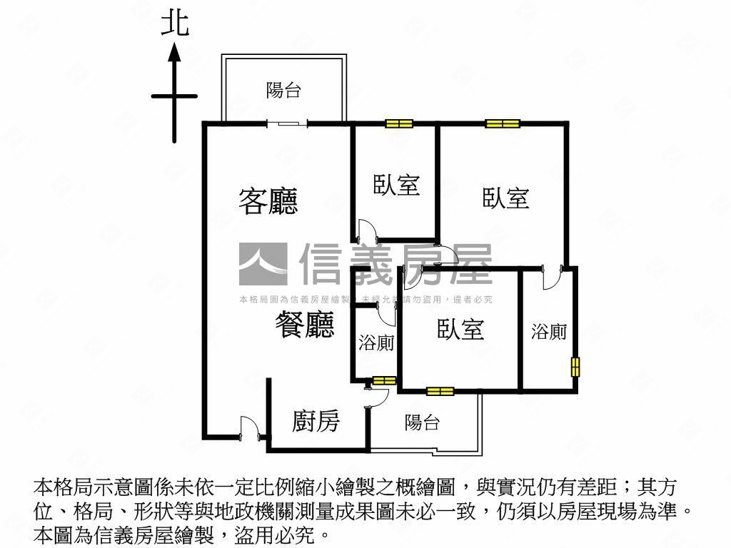 米蘭雙星三房平車視野戶房屋室內格局與周邊環境
