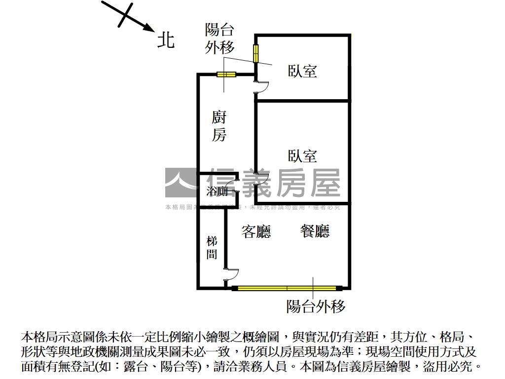 近捷運低總價三樓兩房房屋室內格局與周邊環境