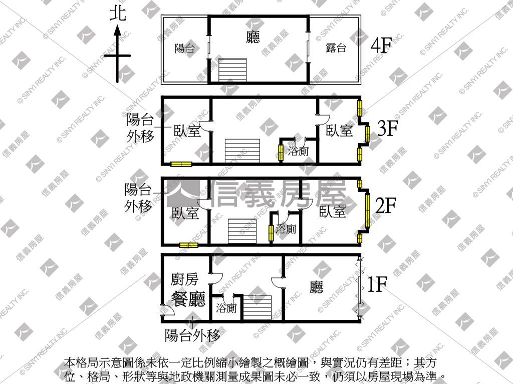 正中興路商業區透店房屋室內格局與周邊環境