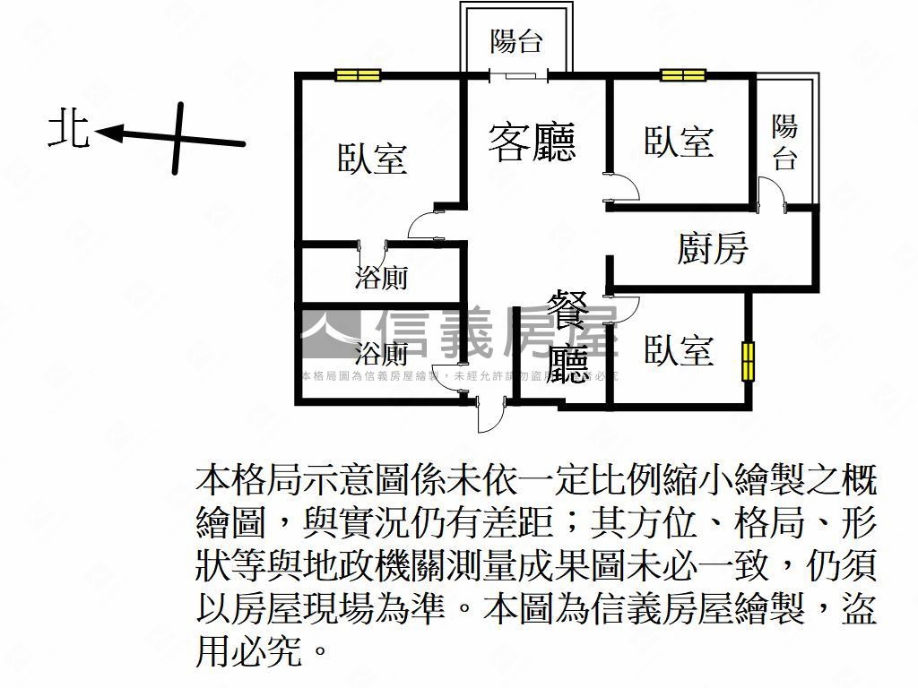 鼎燁領秀豪景三房車位房屋室內格局與周邊環境