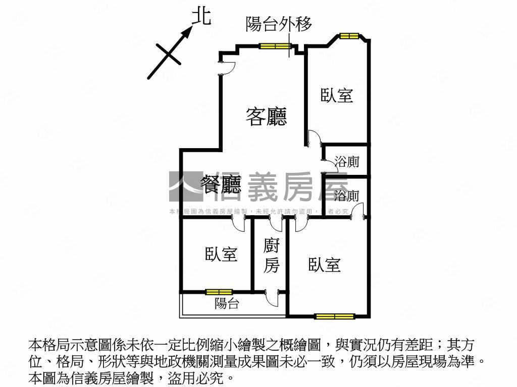 天生愛家方正美三房房屋室內格局與周邊環境