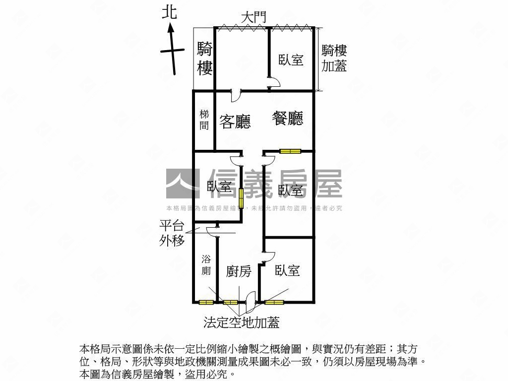 永福靜巷公寓一樓房屋室內格局與周邊環境