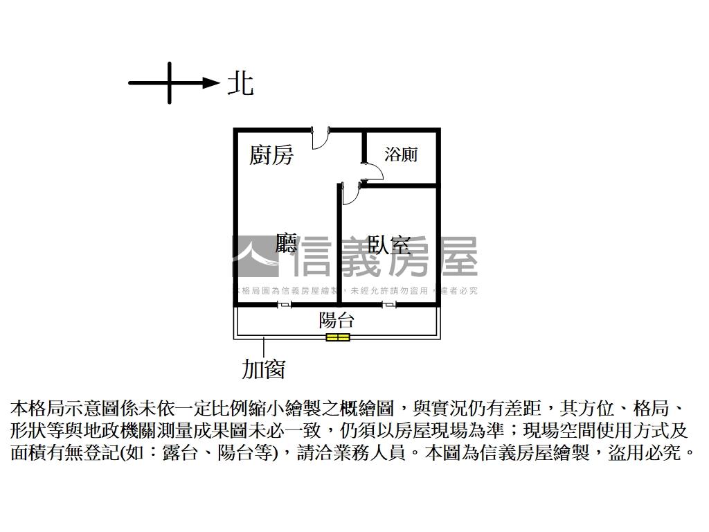 凱悅大一房一廳房屋室內格局與周邊環境