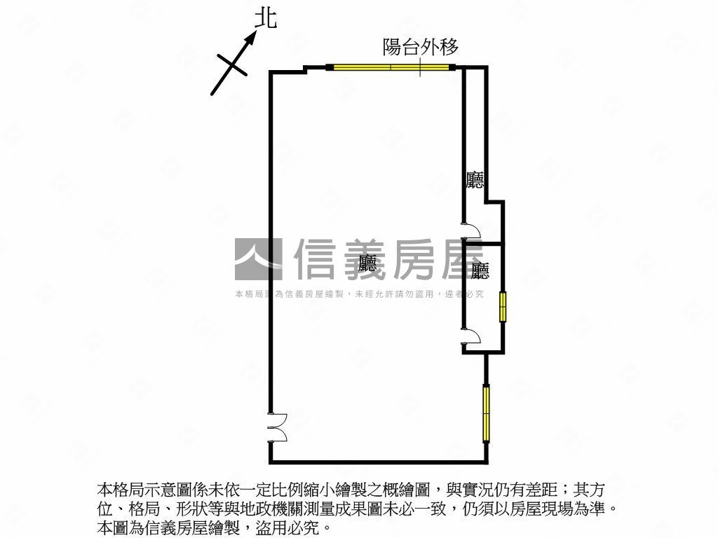 自由路黃金辦公室Ｂ房屋室內格局與周邊環境