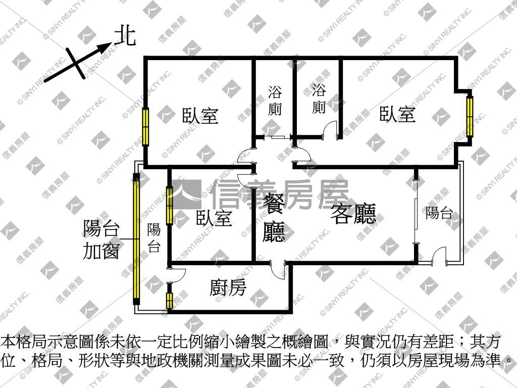 近藍線龍埔站三房美宅房屋室內格局與周邊環境