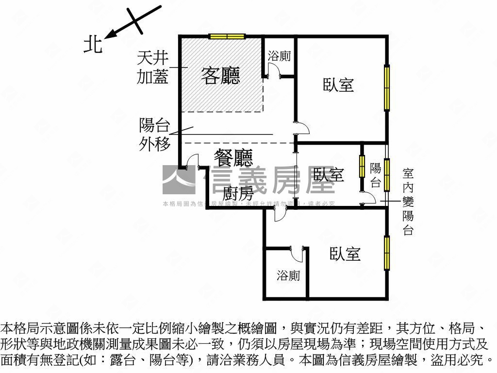 三多商圈收租精美三房房屋室內格局與周邊環境