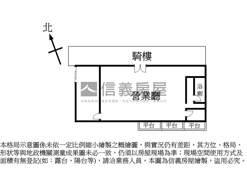 勤美誠品純一樓星巴克店面房屋室內格局與周邊環境