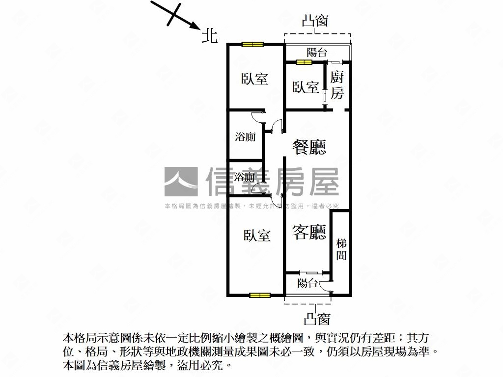 金賀篤行路三房美寓房屋室內格局與周邊環境