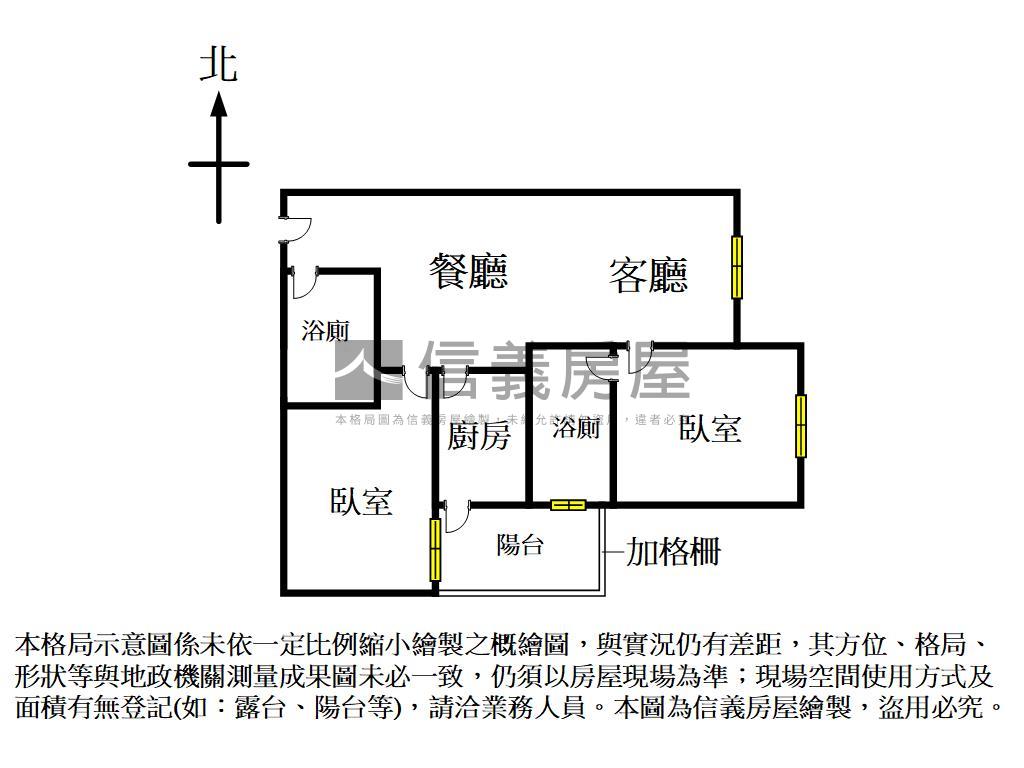 大通大美１８Ｆ兩房平車房屋室內格局與周邊環境