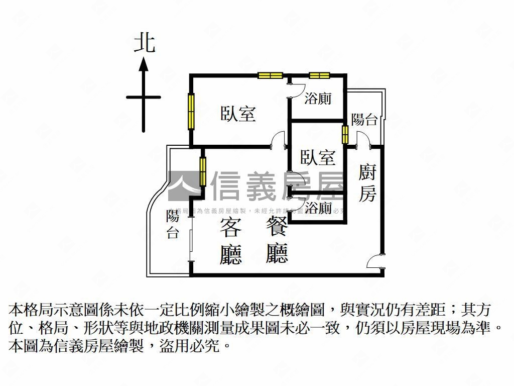 華尚ＡＲＴ精品２房車位房屋室內格局與周邊環境