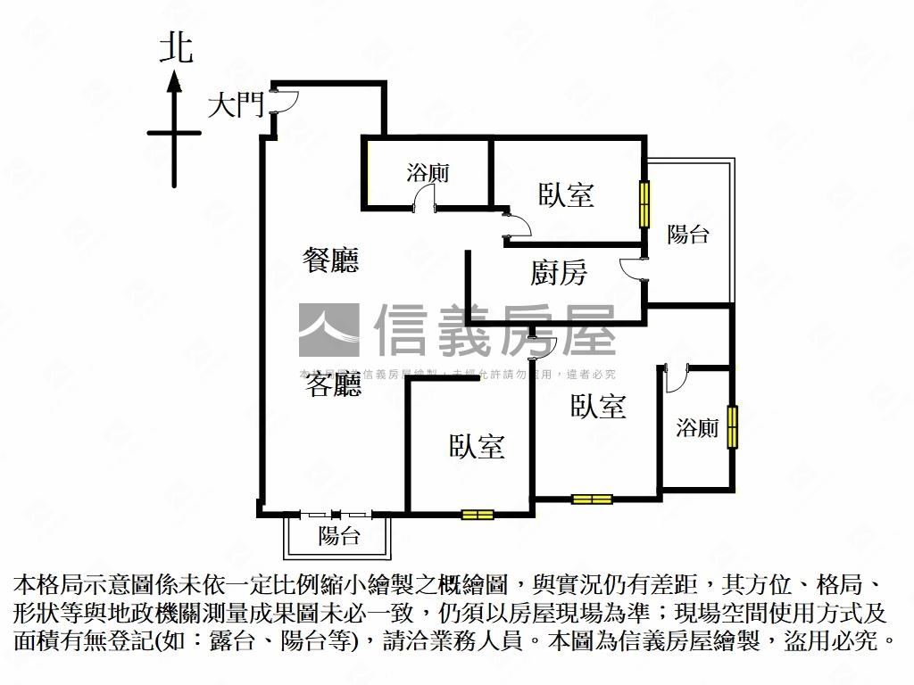 ［新］勝旺興三房車位房屋室內格局與周邊環境