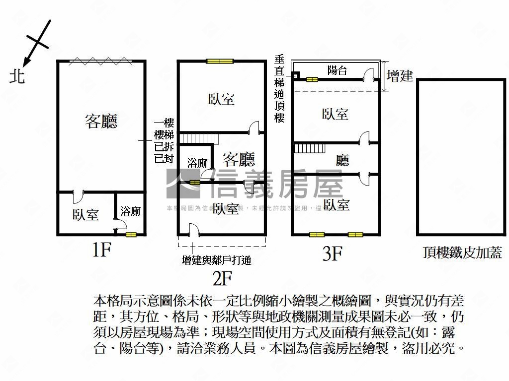 自立路巷弄靜透天房屋室內格局與周邊環境