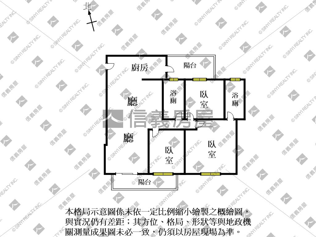 森自然質感裝潢三房平車房屋室內格局與周邊環境