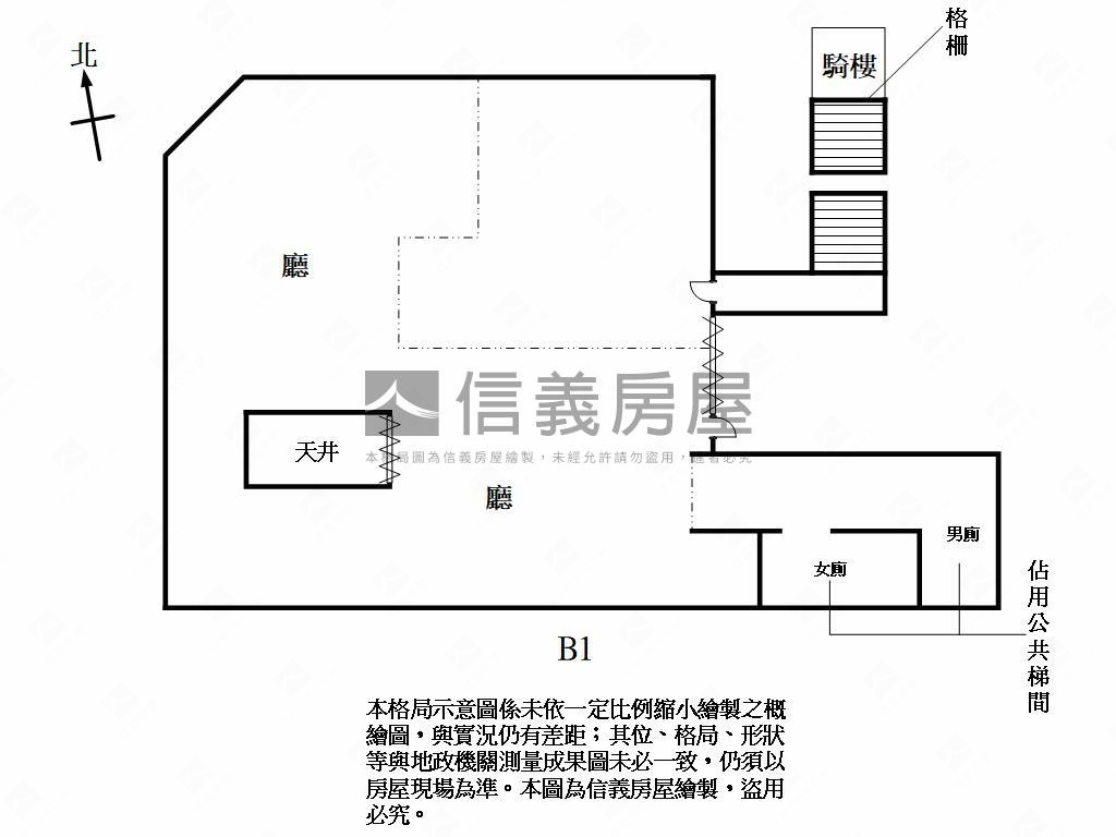 中美路二段Ｂ１大空間房屋室內格局與周邊環境