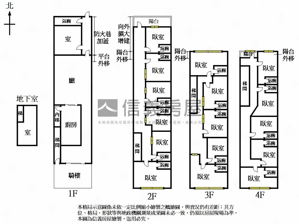 永吉路整棟公寓地約４１坪房屋室內格局與周邊環境