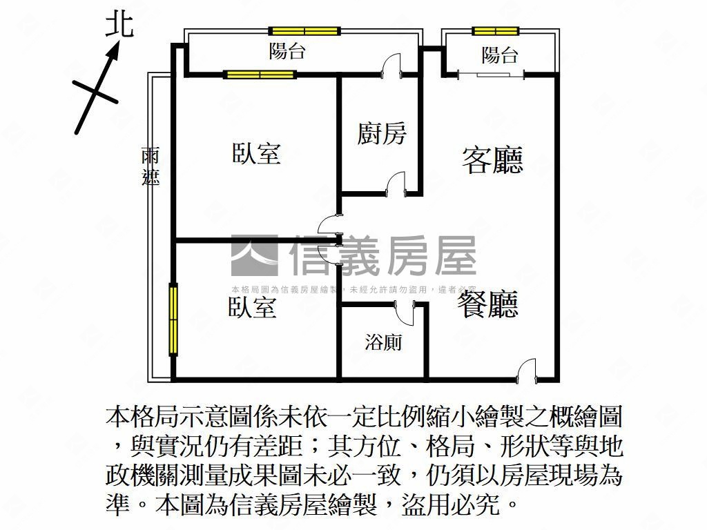名第房屋室內格局與周邊環境