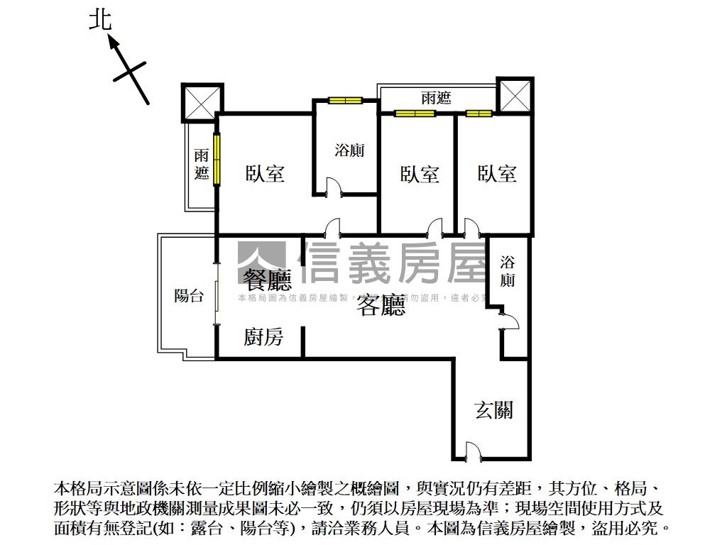 宏盛水悅海景三房房屋室內格局與周邊環境