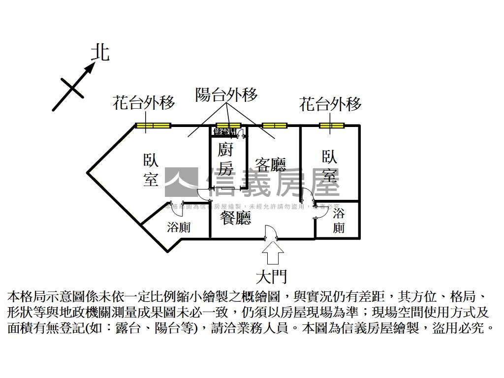 面１０１景觀大樓房屋室內格局與周邊環境