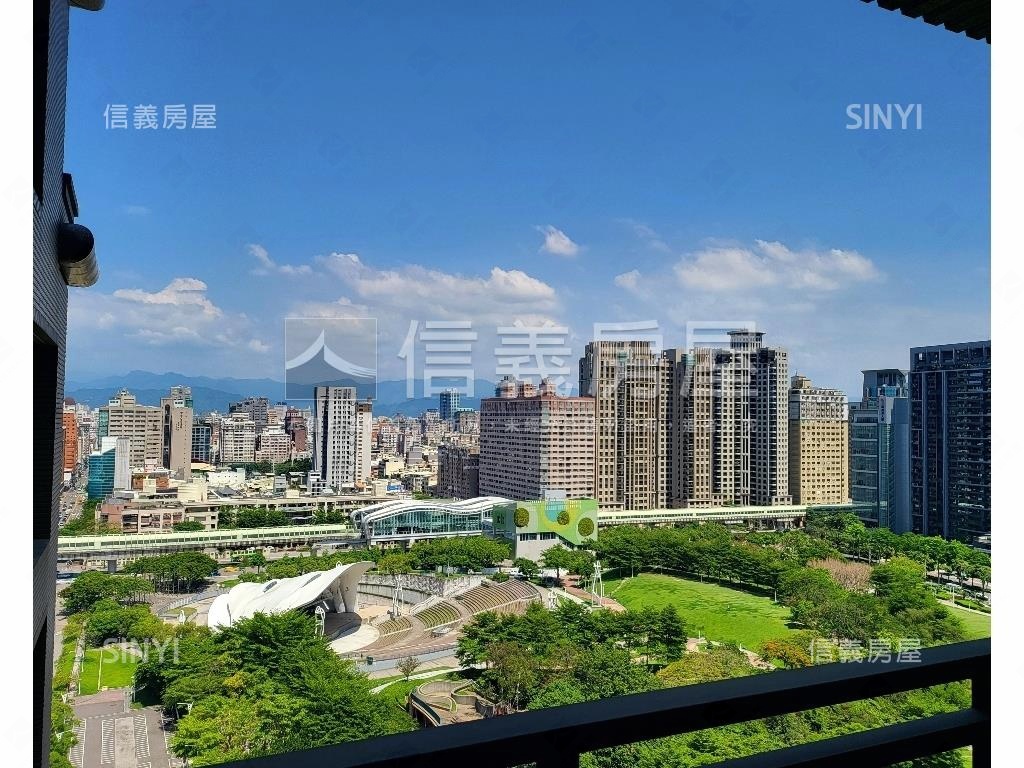 海德一號客廳面公園房屋室內格局與周邊環境
