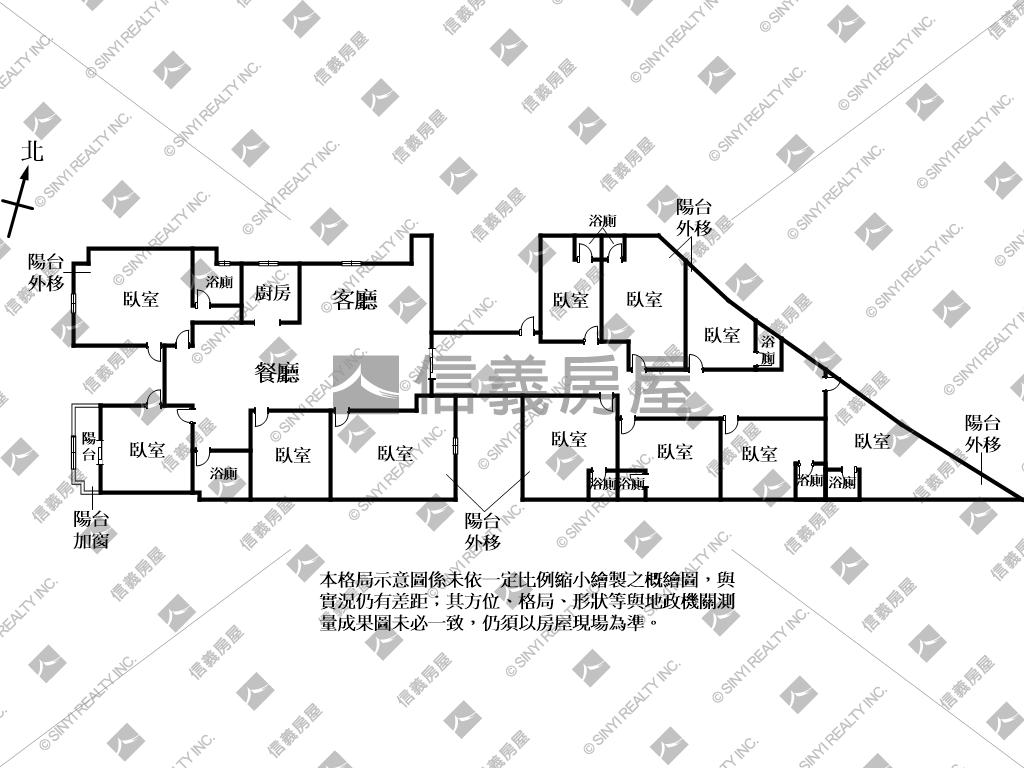 大橋捷運站旁千業一層一戶房屋室內格局與周邊環境