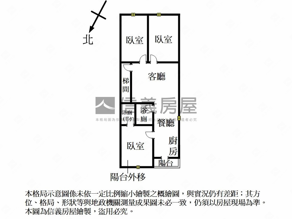 延吉街幸福裝潢３樓房屋室內格局與周邊環境