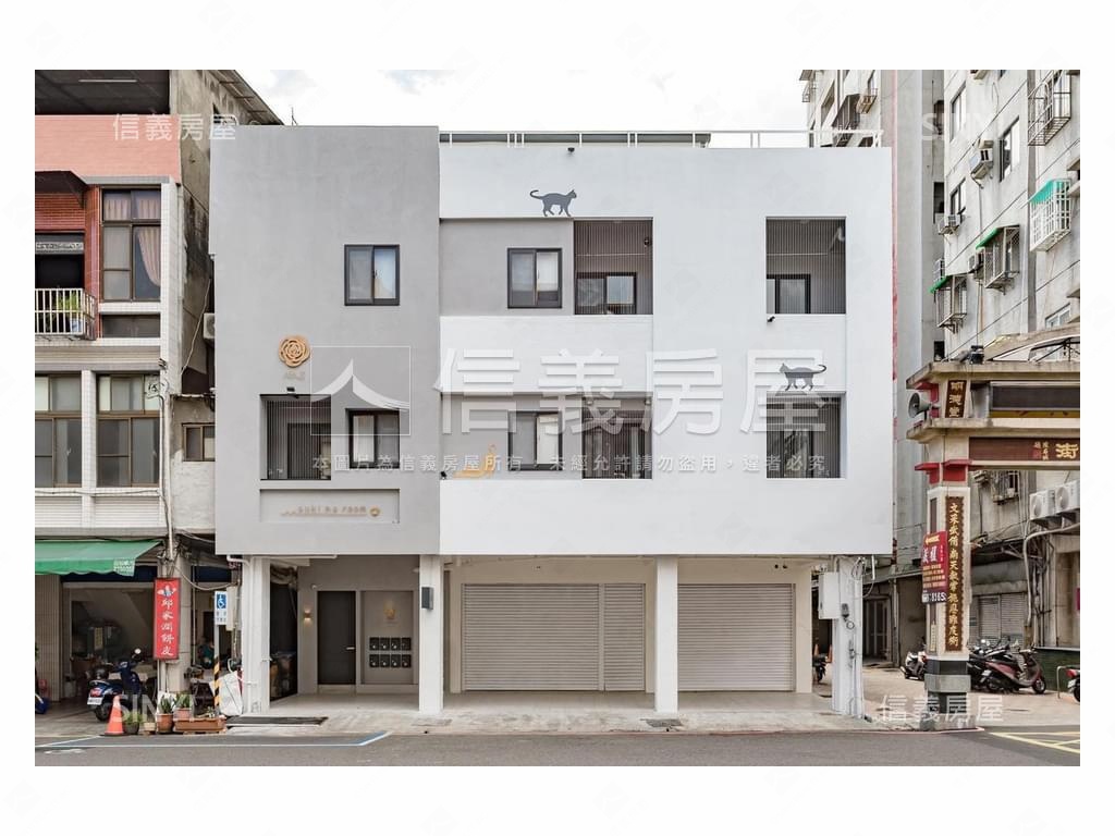 林森正路邊間面寬收租透店房屋室內格局與周邊環境
