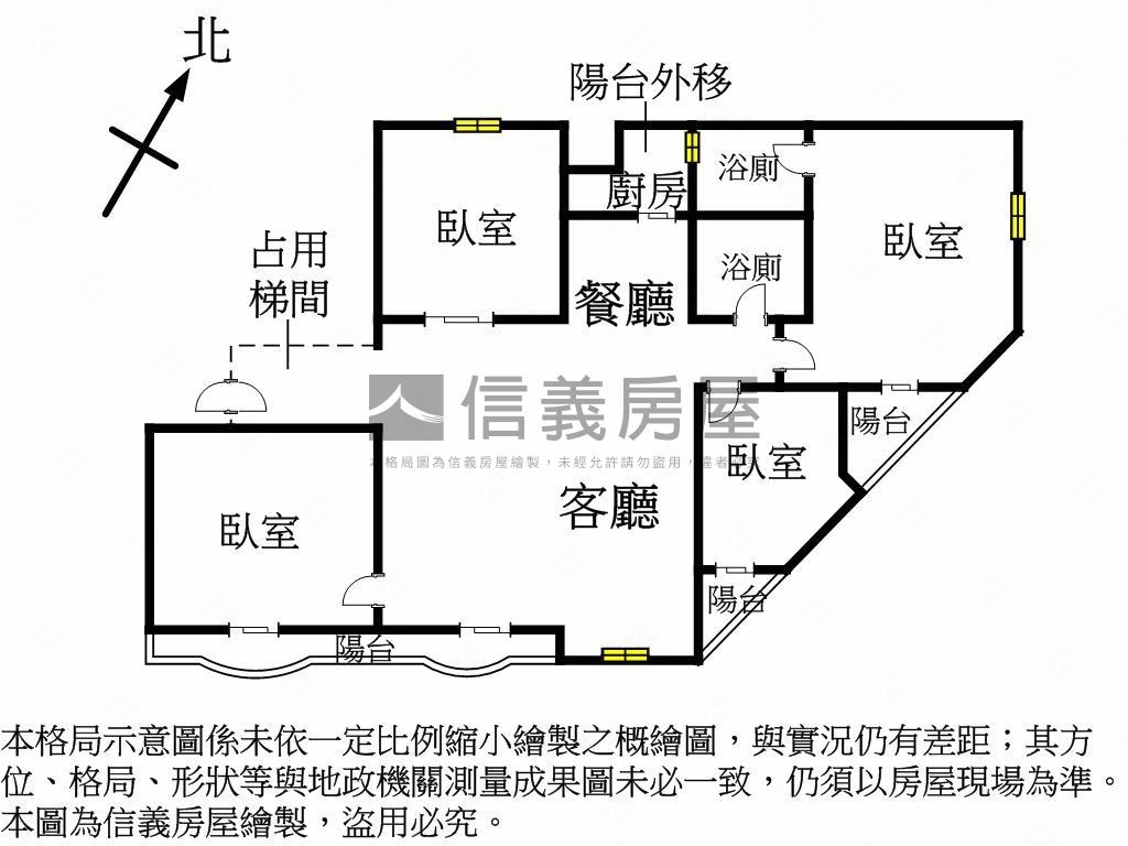 文化四維五福學區四房房屋室內格局與周邊環境