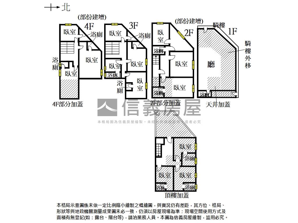 市政家樂福角窗收租店面房屋室內格局與周邊環境